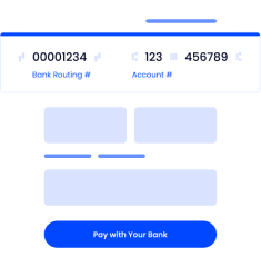 Image showing ACH payment option